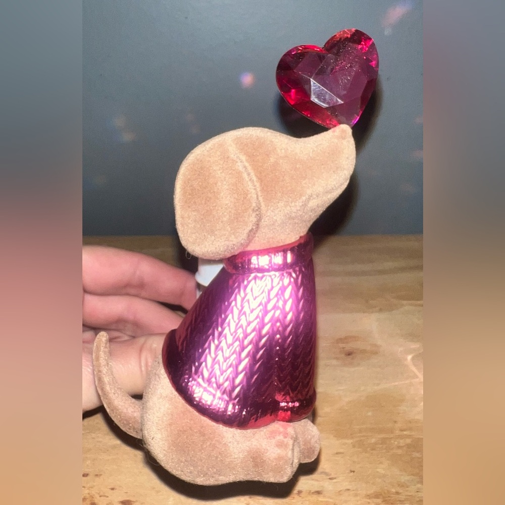 Bath & Body Works Shiny Pink Dog Sweater